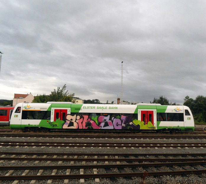 Graffiti Train in Gera - Photo by Zwiespalt - SikundSer
