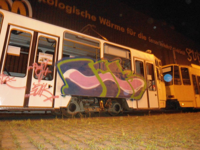 Graffiti Train in Gera - Photo by Zwiespalt - Sikone