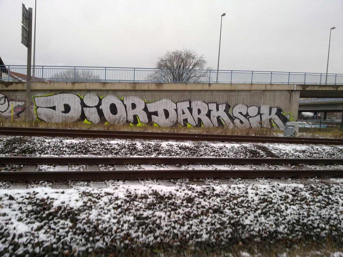 Graffiti Bombing - Photo by Zwiespalt - DIOR, DARK, SIK (2012)