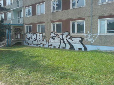 Graffiti Bombing - Photo by Zwiespalt - SER, SIK (2008)