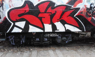 Graffiti Train - Photo by Zwiespalt - 1312 (2017)