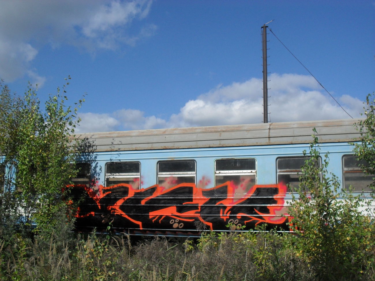 Graffiti Train - Photo by Zyme