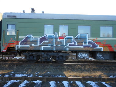 Graffiti Train - Photo by Zyme
