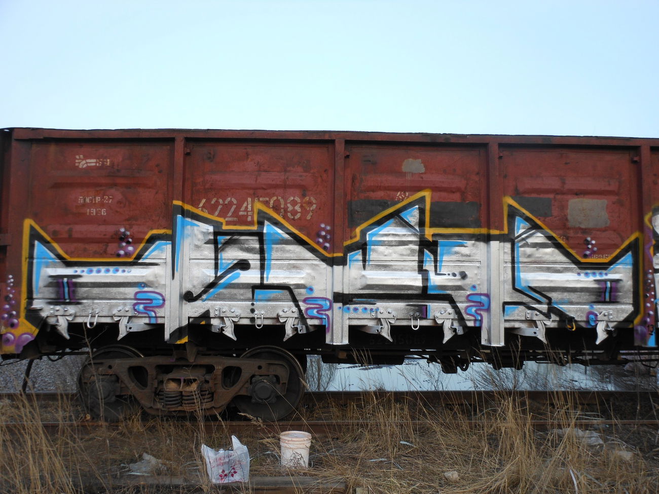 Graffiti Train - Photo by Zyme