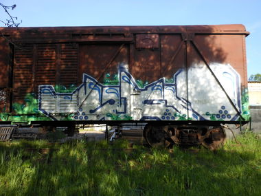 Graffiti Train - Photo by Zyme - займ, ugm (2016)