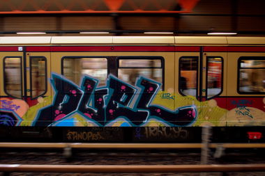 Graffiti Bombing - Photo by _Duel