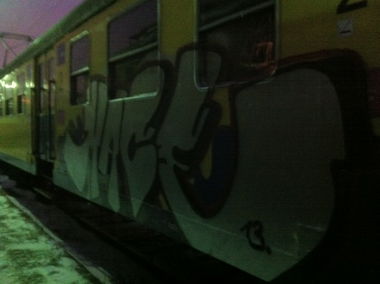 Graffiti Train - Photo by _Maceroners_ - skm (2013)