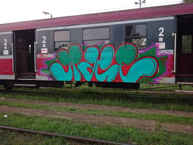 Graffiti Train - Photo by _Maceroners_ (2014)