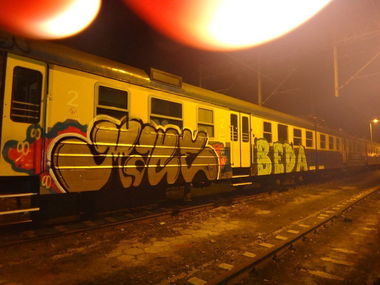 Graffiti Train in Pleven Region - Photo by _Maceroners_ (2014)