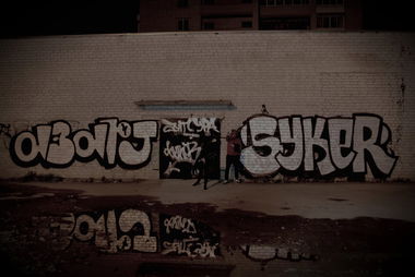 Graffiti Bombing in Smolensk - Photo by a3aRt (2013)