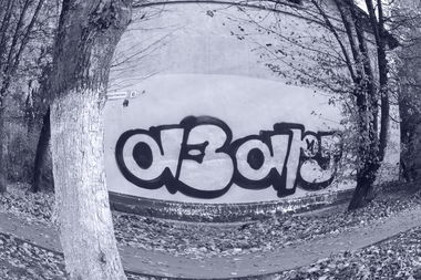 Graffiti Bombing in Smolensk - Photo by a3aRt