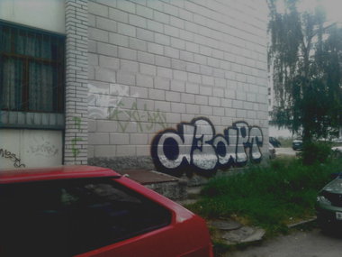 Graffiti Bombing in Smolensk - Photo by a3apt (2012)
