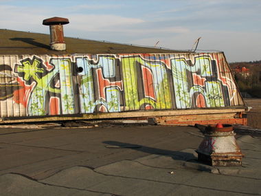 Graffiti Bombing - Photo by abenteuerclub - abenteuerclub, acdc, 1343