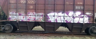 Graffiti Train in Odesa - Photo by abetone - abet, raes (2013)