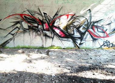 Graffiti Wall - Photo by abra - ábra, ohk, hungary