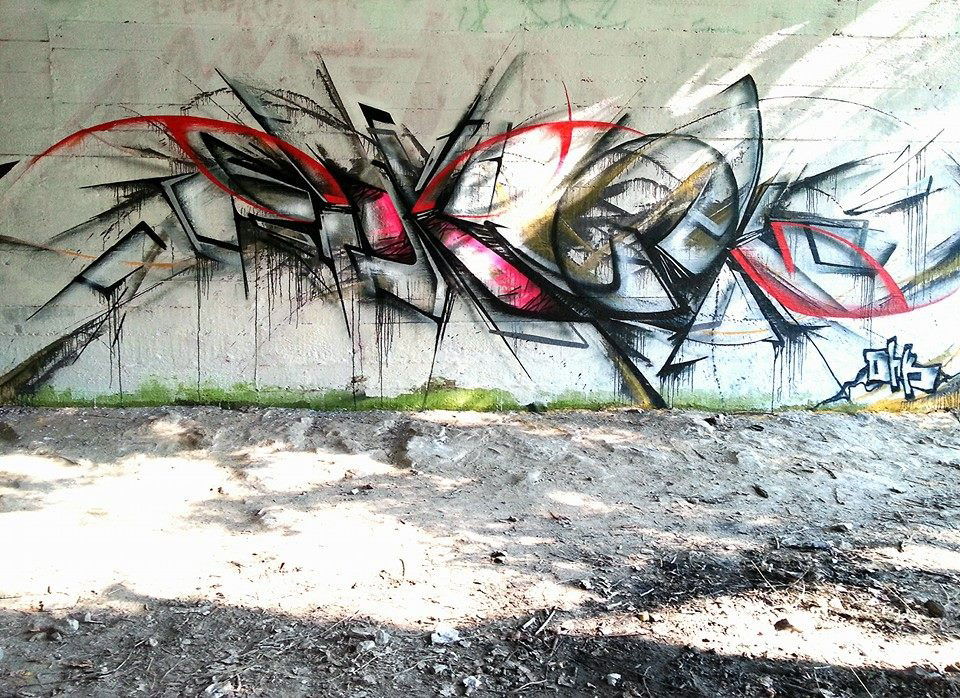 Graffiti Wall - Photo by abra - ábra, ohk, hungary