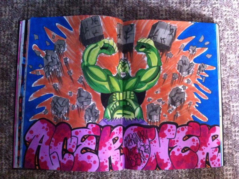 Graffiti Sketch - Photo by acergraffiti (2013)