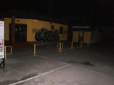 Graffiti Bombing in Cadca - Photo by acesbo1 - orcs, bhr, aces