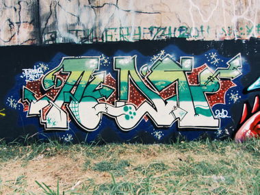 Graffiti Wall in South Jakarta - Photo by adv51 (2012)