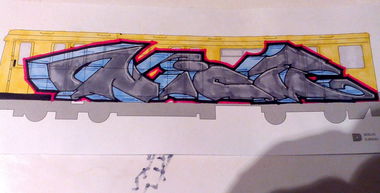 Graffiti Sketch - Photo by aeroholika - nice