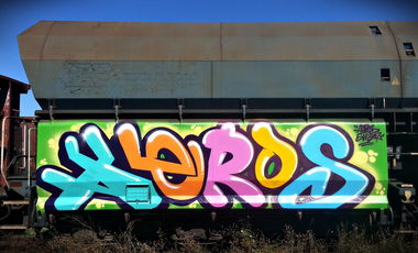 Graffiti Train - Photo by aeros - aeros, sw307 (2013)
