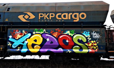 Graffiti Train - Photo by aeros - aeros, sw307 (2013)