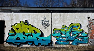 Graffiti Wall - Photo by aeros - fork4, aer, 307 (2013)