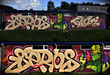Graffiti Wall - Photo by aeros - aeros, tempz, over (2013)