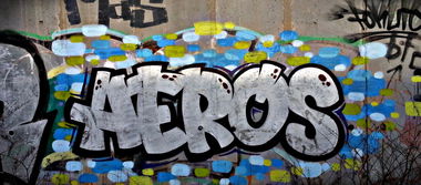 Graffiti Bombing - Photo by aeros - aeros, sw307, katowice (2013)