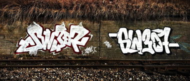 Graffiti Bombing in Chorzow - Photo by aeros - SW307, ket124, aeros (2014)