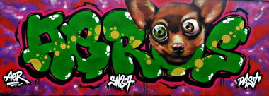 Graffiti Wall in Katowice - Photo by aeros - sw307, aeros, dast (2014)