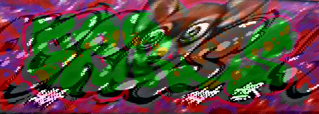 Graffiti Wall in Katowice - Photo by aeros - sw307, aeros, dast (2014)