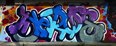 Graffiti Wall in ?ywiec - Photo by aeros - sw307, aeros (2014)