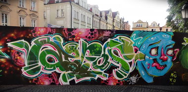 Graffiti Wall - Photo by aeros - koxu, aeros, sw307 (2014)