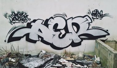 Graffiti Bombing in Katowice - Photo by aeros - sw307, aer, aeros (2016)
