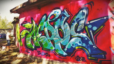 Graffiti Wall in Mysłowice - Photo by aeros - aeros, real, siser (2018)