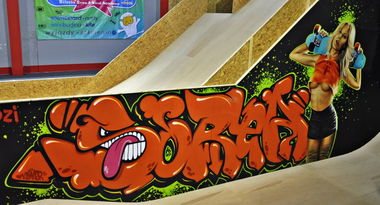 Graffiti Wall in Chorzów - Photo by aeros - sorea, aeros, sw307 (2015)