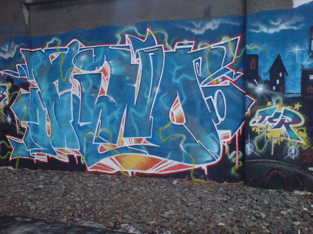 Graffiti Wall - Photo by aerosol - fino, tcr, the