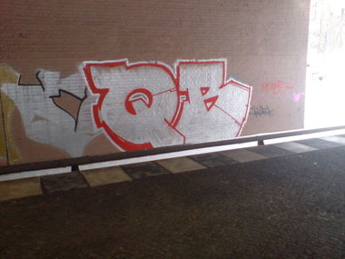 Graffiti Bombing in Berlin - Photo by aerosol - qb, qboys, berlin