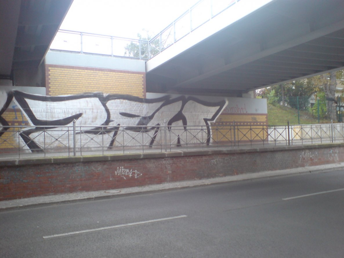 Graffiti Bombing in Berlin - Photo by aerosol - zew, lichterfelde, s1
