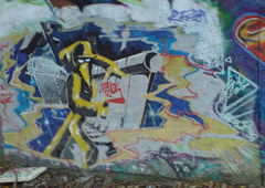 Graffiti Street Art in Berlin - Photo by aerosol - the, canion, rock