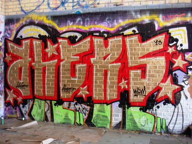 Graffiti Wall - Photo by ahers - ahers, hsm, crew (2013)