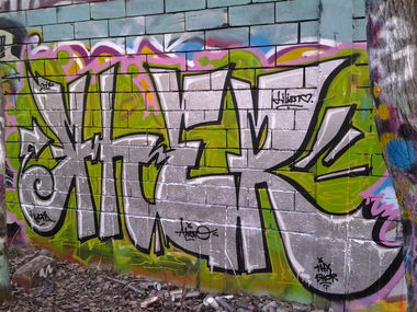 Graffiti Wall in Stockholm - Photo by ahers - aher84, hsm (2013)