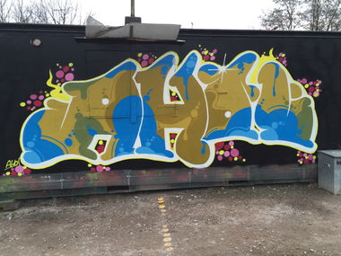 Graffiti Wall in Hamburg - Photo by ahoi - Ahoi (2016)