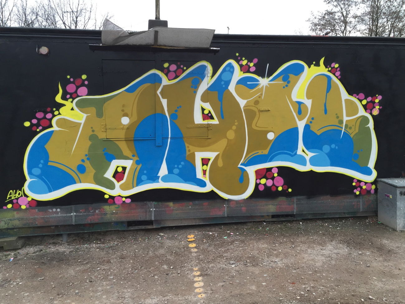 Graffiti Wall in Hamburg - Photo by ahoi - Ahoi (2016)