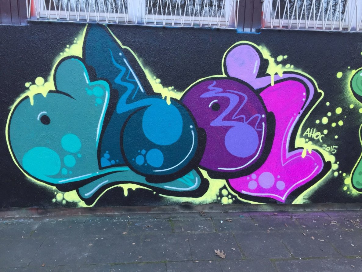 Graffiti Wall in Hamburg - Photo by ahoi - Ahoi (2015)