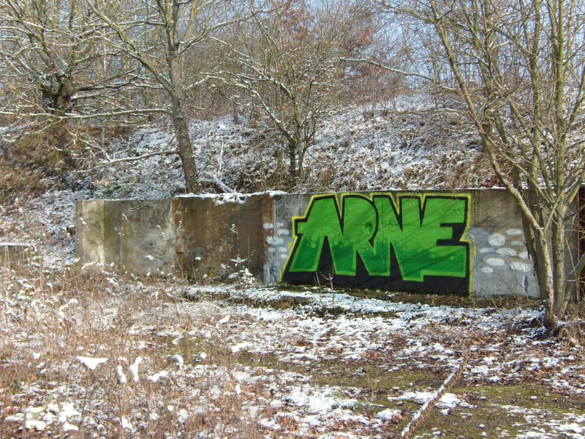 Graffiti Wall in Saarbrücken - Photo by aikelneyd