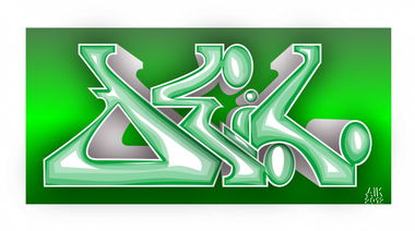 Graffiti Sketch in Svetlogorsk - Photo by aikonev - digital (2012)