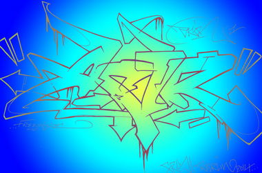 Graffiti Sketch in Berlin - Photo by akacier44 - akir, acir, frs (2014)