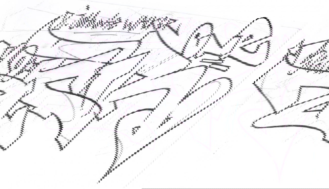 Graffiti Sketch in Berlin - Photo by akacier44 - acir, akir, frs94 (2014)